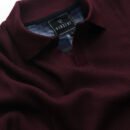 Textured V-neck Polo