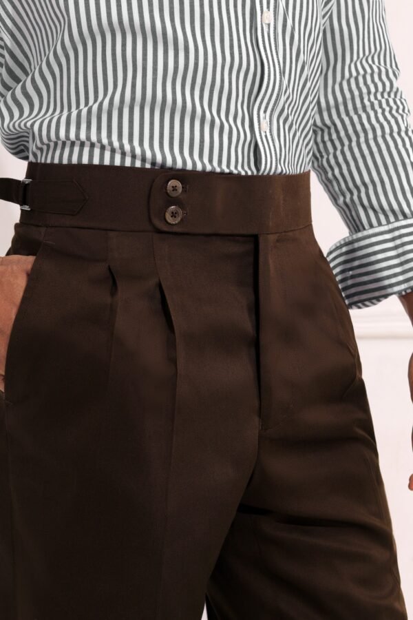 Deep Mocha Bootcut Gurkha Pant
