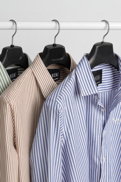 Green Strip Formal Shirt