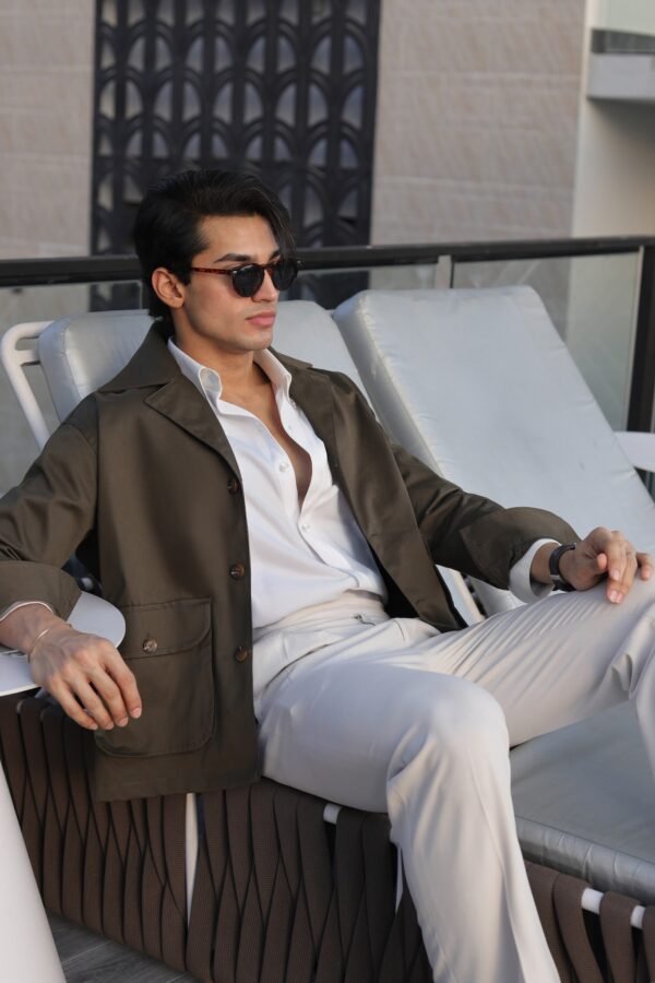 Olive green Safari Jacket