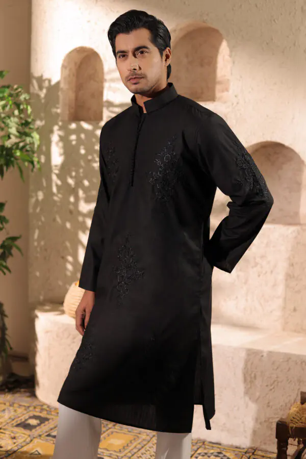 Floral Black Mehran